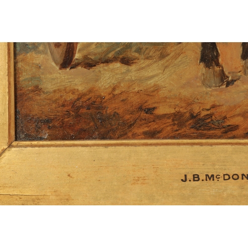 445 - John Blake McDonald R.S.A. (Scottish 1829-1901)Returns HomeGilt framed oil on board25cm x 26cm... 