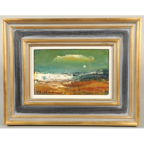 481 - Nael Hanna (Scottish / Iraqi born 1959) Scottish Summer 2018Framed oil on boardsigned17cm x 27cm ARR... 