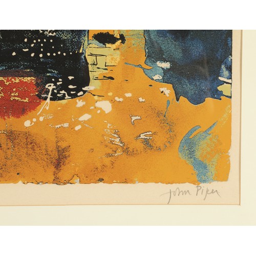 520 - John Piper C.H. (1903-1992)ARR'Bawsey Church'framed screen print in colours, signed and numbered 10/... 