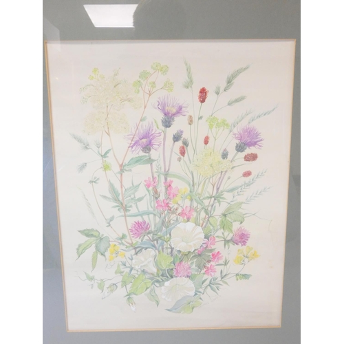 326 - Patience Arnold (1901-1992) Still Life of Spring Flowers WatercolourSigned lower right.33.5cm x 45cm... 