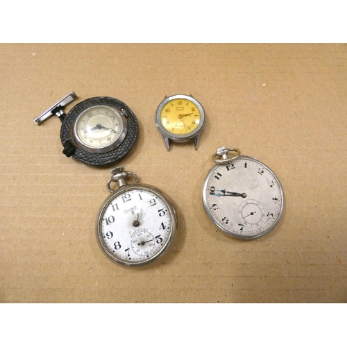 36 - Collection of various watches to include Oxford, Ingersoll, Russian .875 silver pocket watch etc.