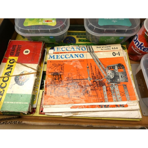 40 - Box of vintage Meccano.