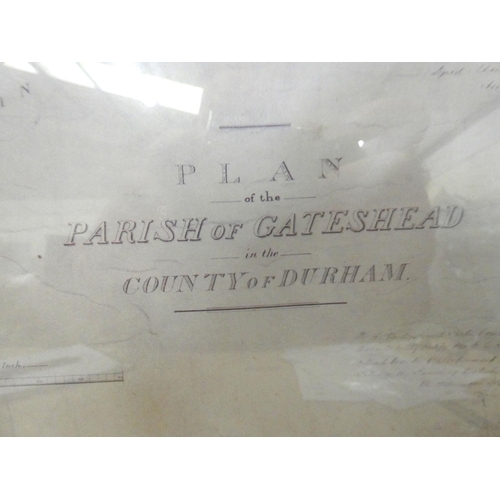 46 - Plan the Parish of Gateshead, County Durham.