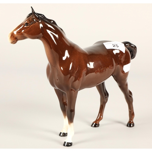 25 - Beswick model of a bay horse