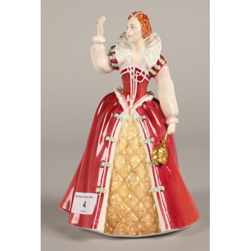 4 - Royal Doulton Queens of the Realm figurine Queen Elizabeth I HN3099, limited edition no. 4068/5000