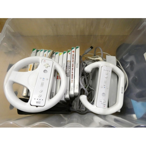 69 - Nintendo Wii with games and accessories.