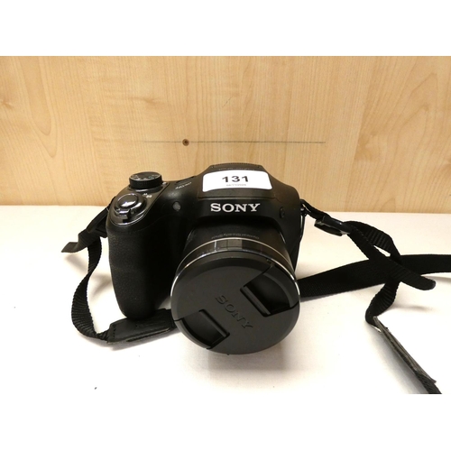 131 - Sony Cyber shot DSC-H300 digital camera.