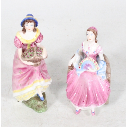 58 - Coalport figurines to include Barbara and Jennifer Jane.