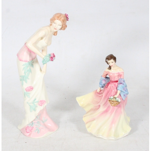 60 - Royal Doulton figurines to include Royal Fragrance and Royal Scent.