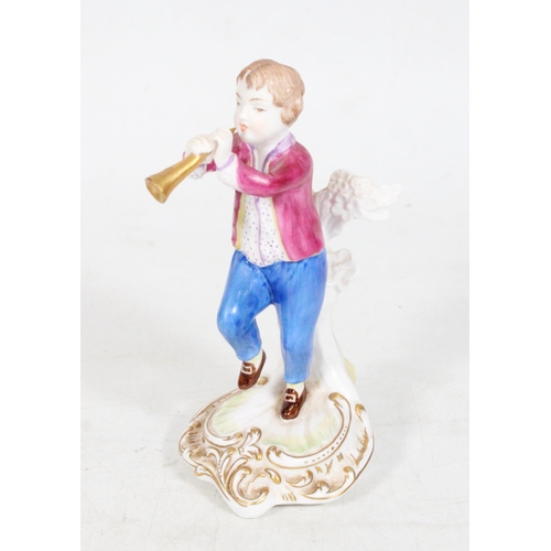 219 - Spode porcelain figurine of a piper.