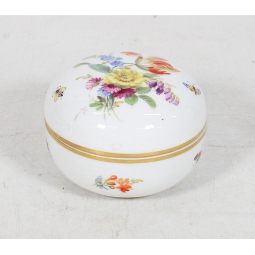 231 - Meissen porcelain jar and cover.