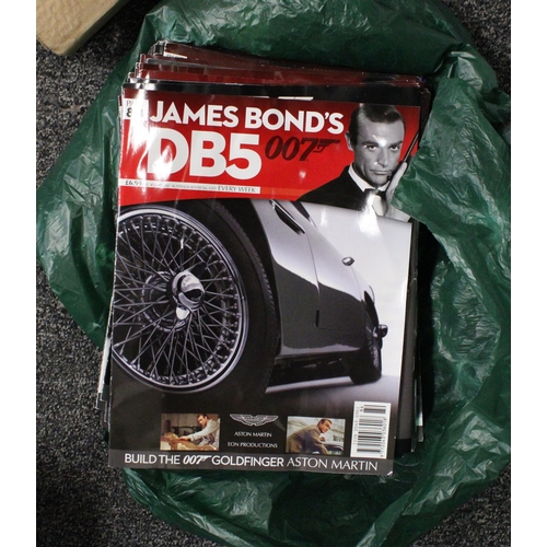 313 - James Bond collectors' magazines.