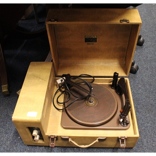 325I - Dansette record player in carry case.