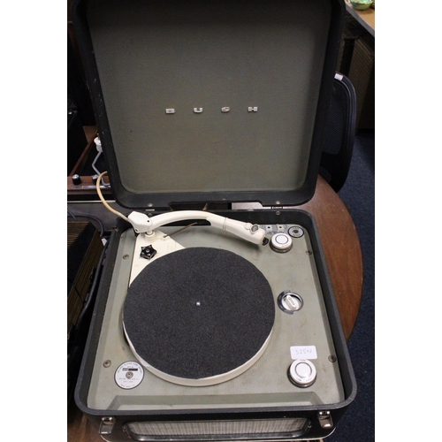 325N - Bush record player in carry case.