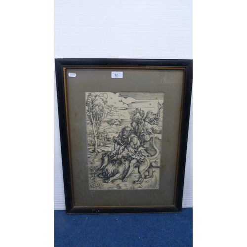 12 - After the OriginalsFive prints of classical and mythical scenes, framed and glazed.  (5)... 