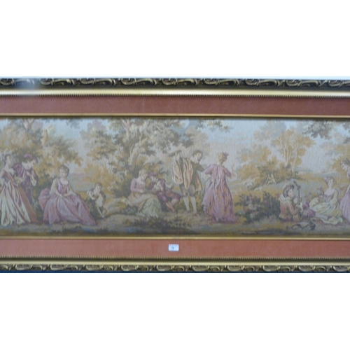 14 - Flemish-type panel in a gilt frame.