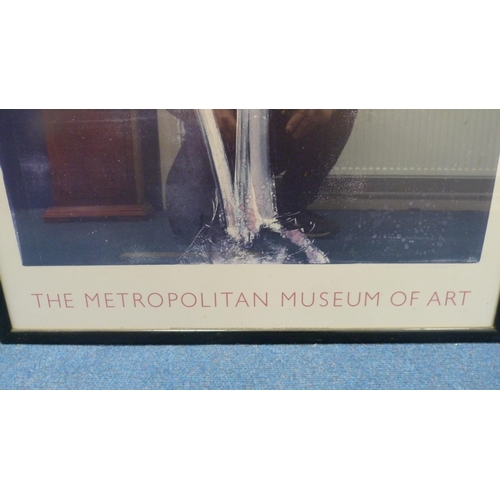 17 - Metropolitan Museum of Art Prints poster and a print poster for Nicola Greswell, Minsky's Gallery.  ... 