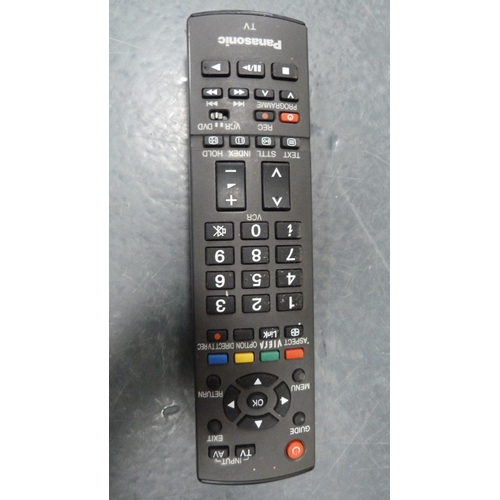 35 - Panasonic Viera television with remote control.