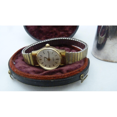 403 - Group of jewellery and collectables to include a Scottish silver and agate brooch in the form of a s... 