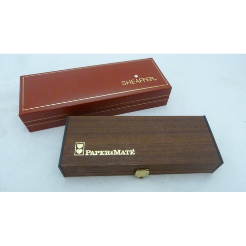 405 - Boxed Sheaffer pen and a boxed Papermate pen.  (2)