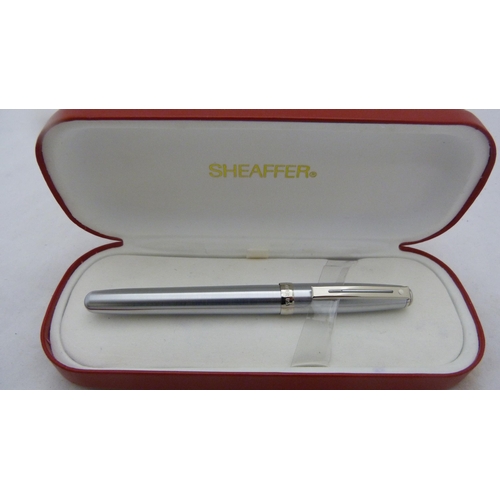 406 - Two boxed Scheaffer fountain pens, one with refills.