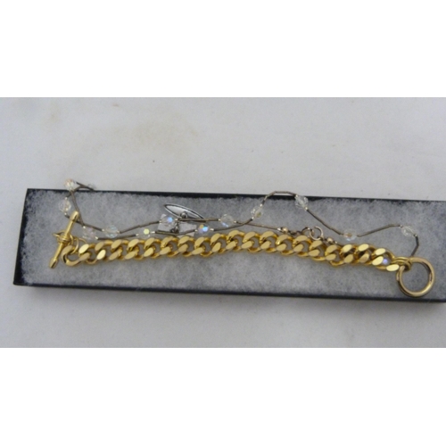 408 - Box of jewellery and collectables to include Pedigree dolls and a pair of child's shoes.