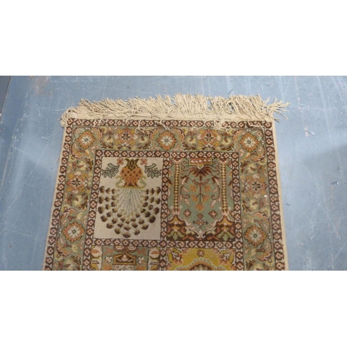416 - Herod 'Jericho' design acrylic rug, 140cm x 70cm.