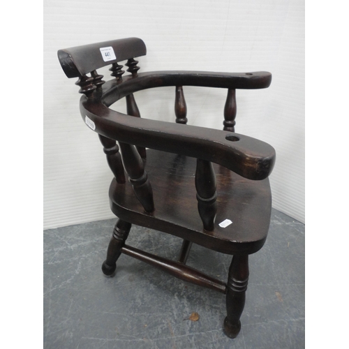 441 - Child's bow-back armchair.