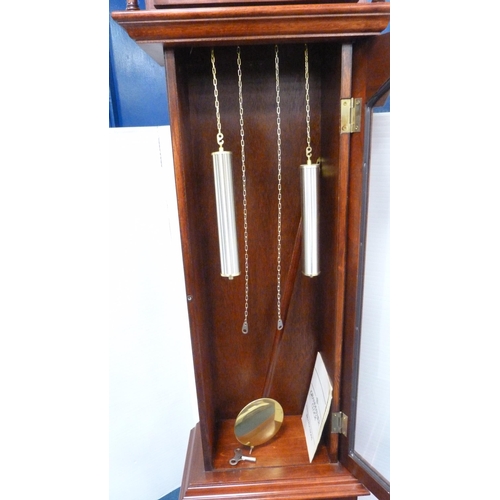 514 - Modern Tempus Fugit longcase clock.