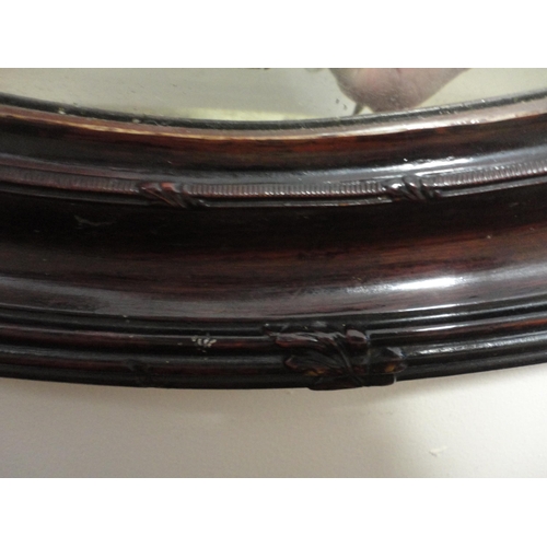 519 - Oval wall mirror.