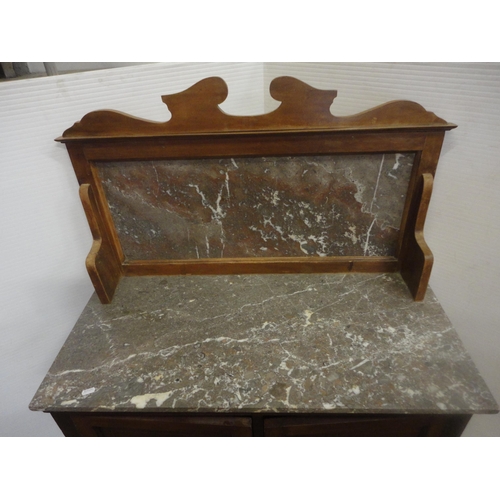 549 - Marble-top wash stand.