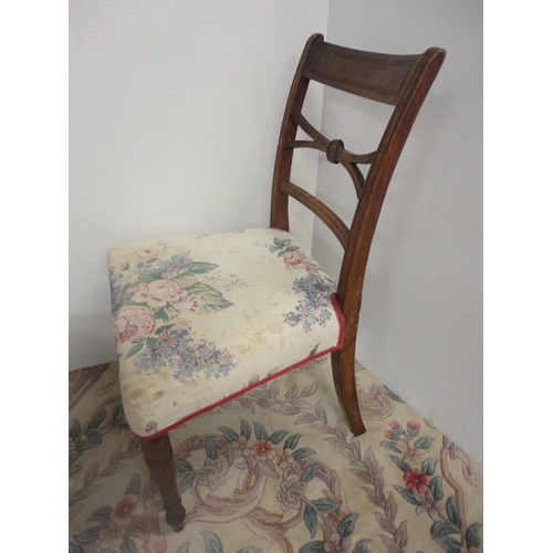 574 - Pair of Regency-style mahogany dining chairs.