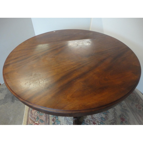 581 - 19th century mahogany breakfast table.