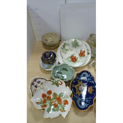 70 - Ceramics to include Japanese-style part tea set, coffee set, Royal Doulton jug, water jug with pewte... 