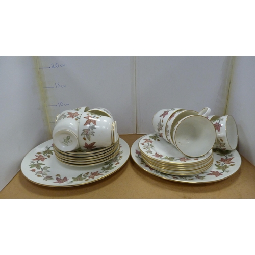 78 - Wedgwood 'Ivy House' pattern part tea set.