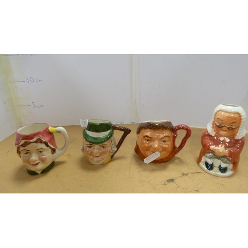 79 - Group of assorted toby jugs and character jugs to include Royal Doulton 'Happy John', 'Town Crier', ... 