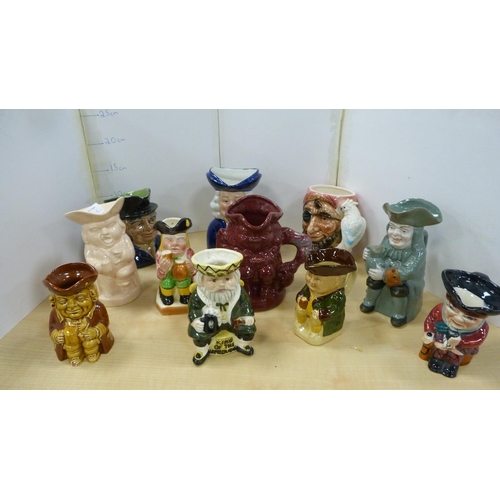 98 - Group of eleven assorted toby jugs.  (11)