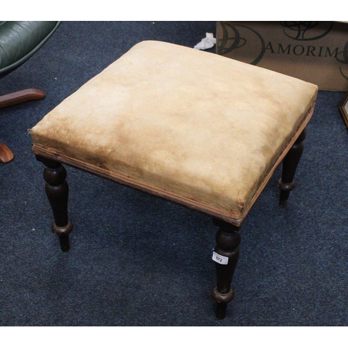 572 - Upholstered footstool.