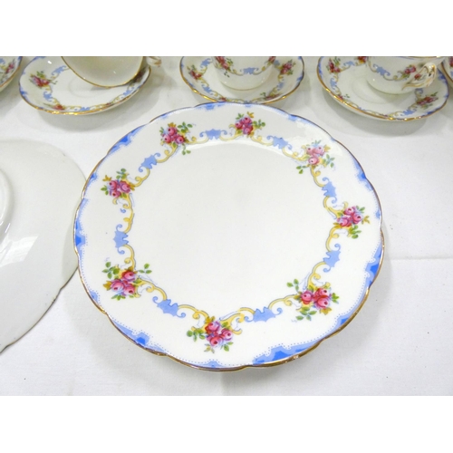 263 - Large Grosvenor Ken pattern tea set (10).