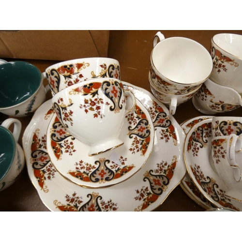 282 - Two vintage tea sets to include Royal Stafford and Colclough.