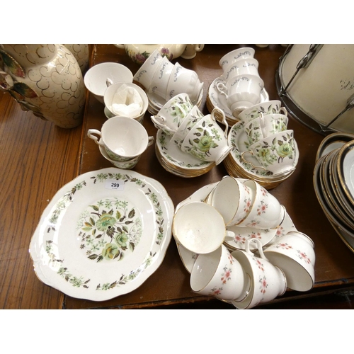 299 - Three vintage tea sets.