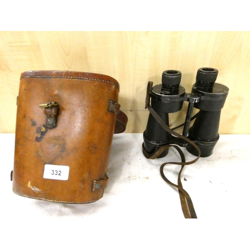 332 - WWII Ross of London binoculars no.5 MK1.