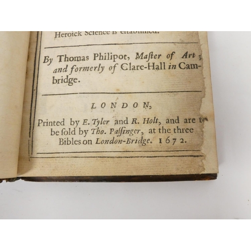 13 - GIBBON JOHN.  Introductio Ad Latinam Blasoniam, An Essay to a More Correct Blason in Latin... 