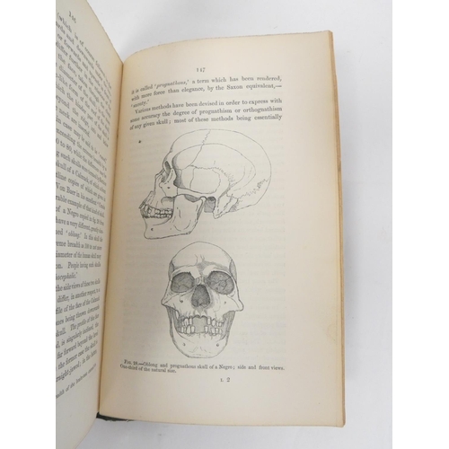 15 - HUXLEY THOMAS HENRY.  Evidence as to Man's Place in Nature. Half title. Eng. frontis &... 