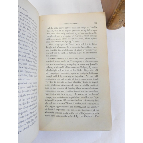 20 - (LOCKHART J. G.).  Memoirs of the Life of Sir Walter Scott. 7 vols. Eng. port. frontis. Ol... 