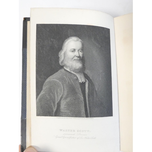 21 - LOCKHART J. G.  Memoirs of Sir Walter Scott. 10 vols. Eng. frontis & title vignettes. ... 