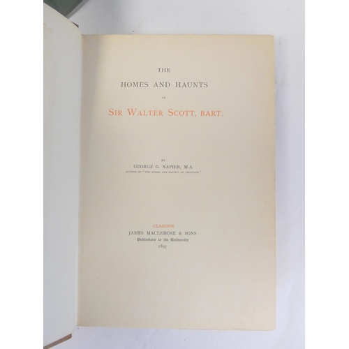 22 - SCOTT SIR WALTER.  The Homes & Haunts of Sir Walter Scott by G. A. Napier. Ltd. ed. 55... 