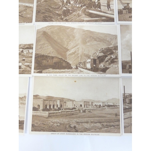 28 - Persia - Postcards.  12 unused sepia postcards, probably c.1920's, mainly depicting the op... 