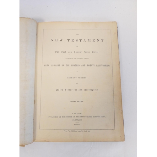 30 - Illustrated London News (Pubs).  The New Testament ... by Eminent Artists. 2 fldg. linen b... 