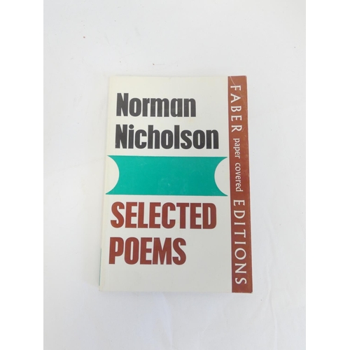 31 - NICHOLSON NORMAN.  A Local Habitation, 1973 and Selected Poems, 1972. Each in wrappers &am... 